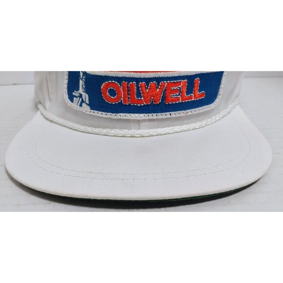 VINTAGE K-BRAND NATIONAL OILWELL EMBROIDRED PATCH ADJUSTABLE STRAPBACK ROPE HAT - Picture 4 of 12